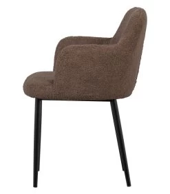 VTwonen Dining Eetkamerstoel - Teddy - Taupe - 83x62x53 -Woninginrichting bfd8127d6ef147fc876f6d6ffa3484fc