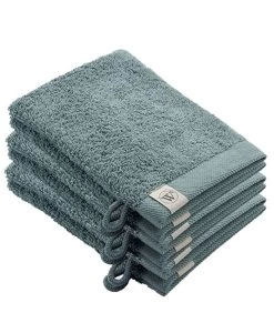 6x Remade Cotton Washandjes Jade