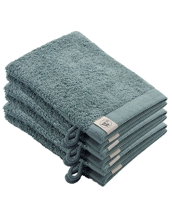 6x Remade Cotton Washandjes Jade 3 6x Remade Cotton Washandjes Jade