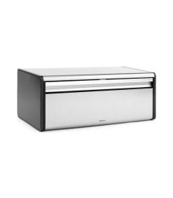 Brabantia Broodtrommel Met Klepdeksel, Matt Steel Fingerprint Proof / Matt Black -Woninginrichting c13944e2ee4a40c681fefc9ba8c9602e