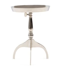 Bijzettafel Verstelbaar - Crosby Adjustable End Table - Zilver