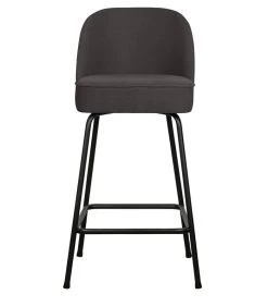 BePureHome Barstoel Vogue - Geweven Stof - Donkergrijs - 89x50x55