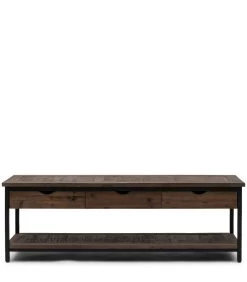 TV Kast Meubel - Shelter Island Flatscreen Dresser - Zwart