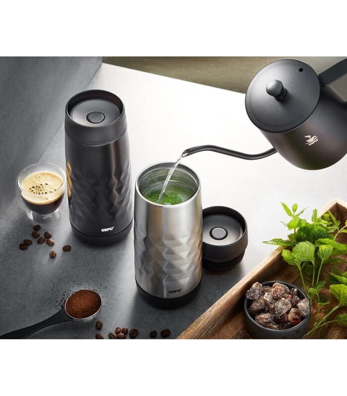 GEFU Thermische Beker NEVIO, Zilver 4 GEFU Thermische Beker NEVIO, Zilver - Afbeelding 2