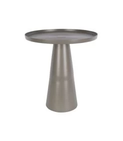 Leitmotiv Bijzettafel Force - Medium - Aluminium Taupe - Ø40x43cm