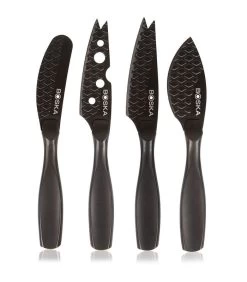 Kaasmessenset Mini Monaco+ Zwart - 4 Kaasmessen - Zwart -Woninginrichting c447e8f8bfdd4636af67957d507289f9