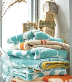 BANQUISE Turquoise - Badmat Katoen -Woninginrichting c47b8e162f8a4ebd80f3f69f46b0392a