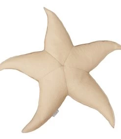 Drijvende XL-buitenpoef Zeestervorm Raffia-effect