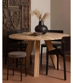 Exclusive Tris Kruk - Leer - Zwart/ Bruin - 45x38x38 -Woninginrichting c65a678ee4c24a91b0470a56b5badc6c