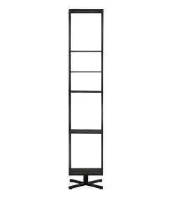 Exclusive Jiske Boekenkast - Metaal - Zwart - 184x50x35 -Woninginrichting c6fcc22d65bf4450843919e07ca46002