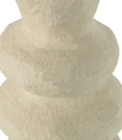 BePureHome Milos Kandelaar - Papier Mache - Natural - 35x14x14 -Woninginrichting c8f7f4999b7546039adfd99f1a85d924