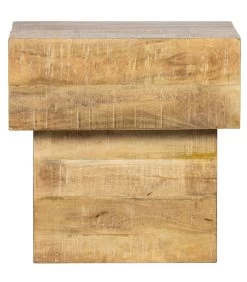 Balk Too Salontafel - Hout - Naturel - 50x50x35