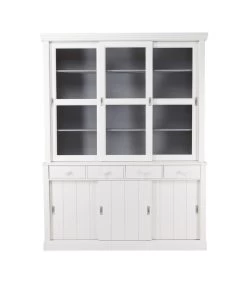 WOOOD Lagos Winkelkast - Grenen - Wit - 214x166x48