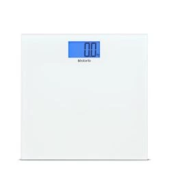 Brabantia Digitale Personenweegschaal Op Batterijen, Glas - White