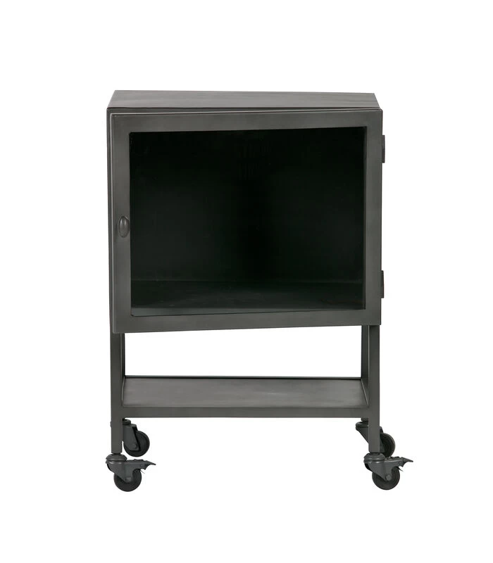 BePureHome Bespoke Vitrinekastje - Metaal - Grijs - 72x50x35 4 BePureHome Bespoke Vitrinekastje - Metaal - Grijs - 72x50x35 - Afbeelding 2