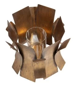 BePureHome Course Windlicht - Metaal - Antique Brass - 27x27x27 -Woninginrichting ce8bb2d8b9084a26a21776dbcc305262