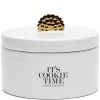Voorraadpot Met Deksel, Koekjestrommel - L's Cookie Time - Wit -Woninginrichting cfffa969d4054341aede488164a626f6
