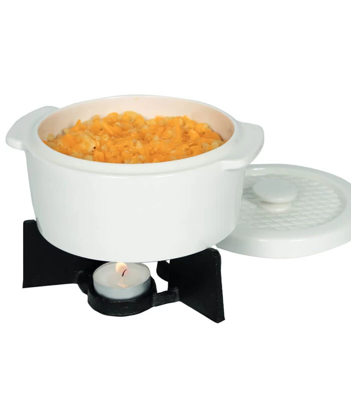 Cheese Baker L - Ovenschaal - Met Onderstel En Waxinelichtje 3 Cheese Baker L - Ovenschaal - Met Onderstel En Waxinelichtje