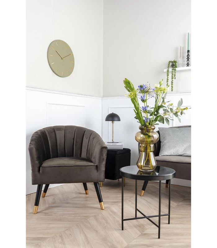 Leitmotiv Salontafel Smooth - Mat Zwart, Zwart Glas Top - 82,5x40cm 4 Leitmotiv Salontafel Smooth - Mat Zwart, Zwart Glas Top - 82,5x40cm - Afbeelding 2