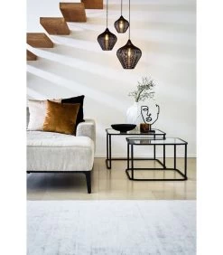 Salontafel Lofti - Zwart - Set -Woninginrichting d37ff33b28ff4b36852126c58326f617