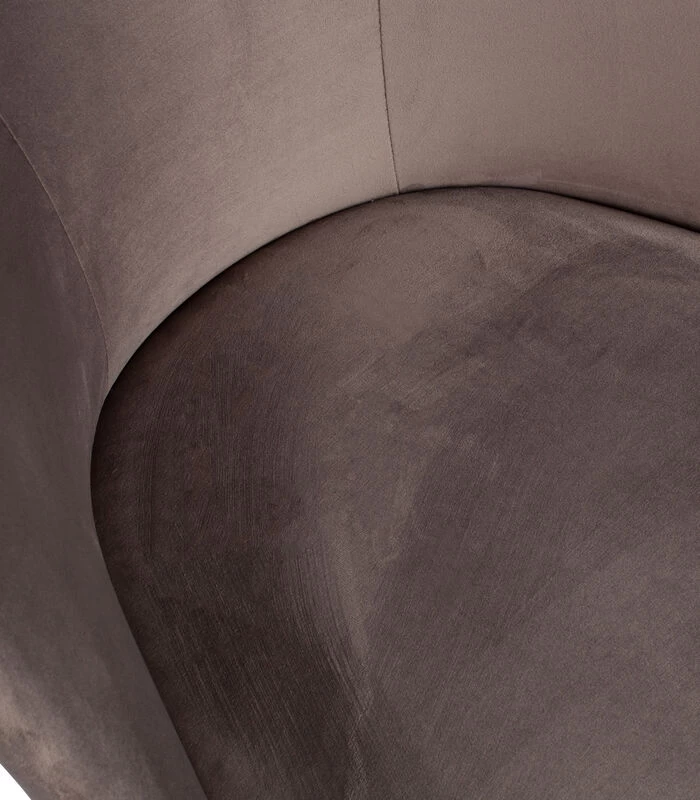 BePureHome Vogue Fauteuil - Velvet - Nougat - 69x57x70 6 BePureHome Vogue Fauteuil - Velvet - Nougat - 69x57x70 - Afbeelding 4