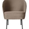 BePureHome Vogue Fauteuil - Fluweel - Khaki - 69x57x70 -Woninginrichting d54288e34cd4444ab728b5f475b03823