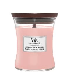 WoodWick Kaars Pressed Blooms & Patchouli Medium