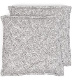 Bellagio Outdoor Box Cushion 50x50 Set Of 2,chanvre Botanique,ridge