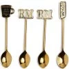 Koffielepels, Theelepels Goud, Set Van 4 - Barista - Goud - -Woninginrichting d73f5c8998354e2a88e2635b274e56fc