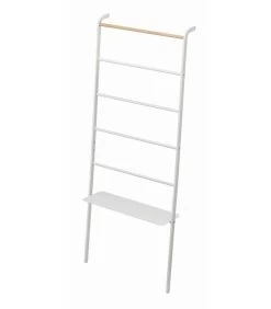 Yamazaki Ladder Hanger Wide With Rack - Tower - White