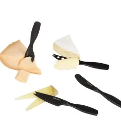 Kaasmessenset Mini Monaco+ Zwart - 4 Kaasmessen - Zwart -Woninginrichting d854c5ebfe2c4c7a8c3454346a8eb750