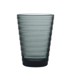 Iittala Aino Aalto Glas 33cl Donkergrijs 2 Stuks