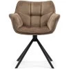 Eetkamerstoel Draaibaar Carnaby Dining Armchair - Polyester - Goud