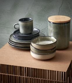 MERIDIAN Voorraadpot 15 Cm Groenblauw -Woninginrichting ddd398750d854ff3b6d21421d0c53552