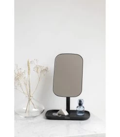 Brabantia Spiegel Met Accessoire Schaal - Dark Grey -Woninginrichting de3bd178d39141a2af2ca575c01ad165