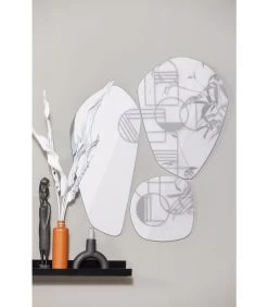 Exclusive Onne Spiegels - Glas - Set Van 3 -Woninginrichting dee43e6467124e519a9bd6c81169e12f