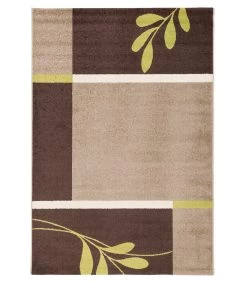 Vloerkleed Softstar Tapijt Land Groen Bruin Bloemen