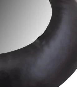 Exclusive Wolf Spiegel - Metaal - Zwart - 75x75x7 -Woninginrichting e39e29ef38494715a91e6eee3e223500