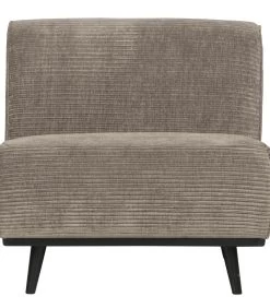 BePureHome Statement 1-Zits Element - Ribstof - Clay - 77x79x93