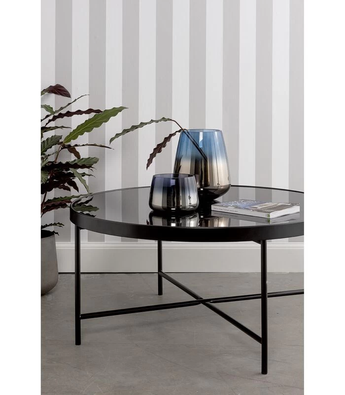 Leitmotiv Salontafel Smooth - Mat Zwart, Zwart Glas Top - 82,5x40cm 5 Leitmotiv Salontafel Smooth - Mat Zwart, Zwart Glas Top - 82,5x40cm - Afbeelding 3