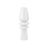PRESENT TIME Vaas Sparkle Cone - Wit - Ø9cm -Woninginrichting e5632701a9b248f790da3ed252007f7b