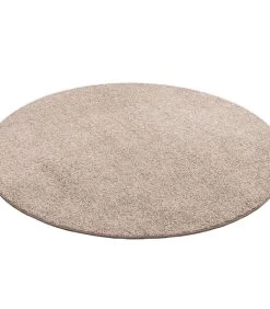 Vloerkleed Hoogpolig Velours Mona Rond -Woninginrichting e7e055878e2941feab85f3b477766eb3