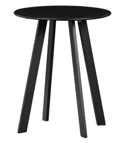 WOOOD Bijzettafel Buiten Fer - Metaal - Zwart - 49x40x40