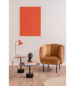 Leitmotiv Fauteuil Tulip Velvet - Bruin - 76x71x81cm -Woninginrichting ecebdf767ef9494e9af28d7e83c69854