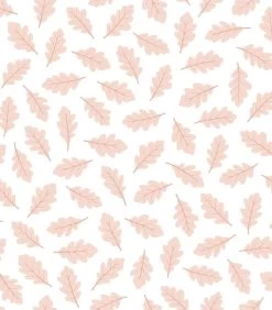 JÖRO Behang - Eikenblad Patroon