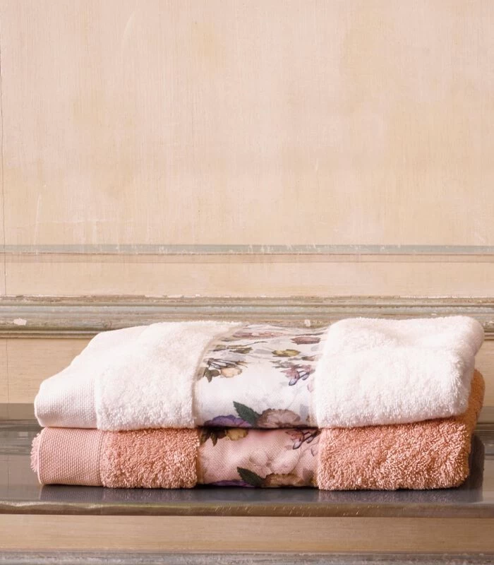 ESSENZA FLEUR - Gastendoek - Natural 4 ESSENZA FLEUR - Gastendoek - Natural - Afbeelding 2