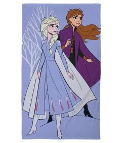 Disney Strandlaken Bedrukt 100% Katoen, FROZEN 2 SISTERS
