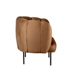 Leitmotiv Fauteuil Tulip Velvet - Bruin - 76x71x81cm -Woninginrichting ef4e847fa5a44d9887063cdeb7a9d5c9