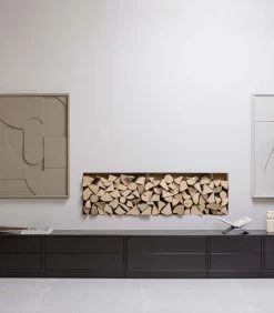 Exclusive Finca Tv Meubel - Grenen - Zwart - 40, 3x75x40 -Woninginrichting efde757730c34793a30612c2444bb958