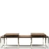 Salontafel Hout - Bushwick Table - Set Van 3 Stuks - Zilver -Woninginrichting effaa84c12f94f89a4b3163fd2396843
